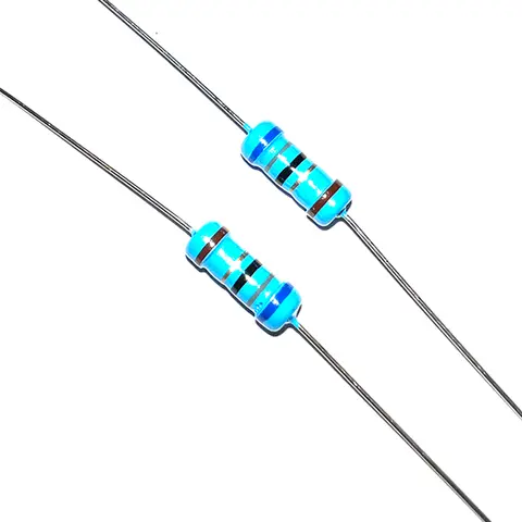 20pcs 1W Metal Film Resistor 0.56 0.62 0.68 5.6 6.2 6.8 56 62 68 560 620 680 R K Ohm Five-color Ring 1% Resistance 0.56R 0.62R