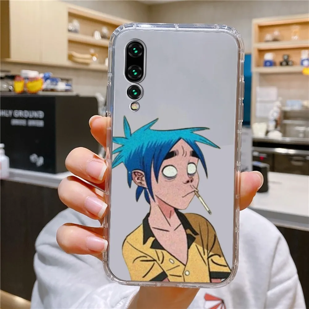 GG-Gorillaz V-Virtual B-Band Phone Case For Xiaomi 11 Redmi Note 11 5G 8T 9A 9 10T Note8Pro Note9 12SUltra Transparent Case