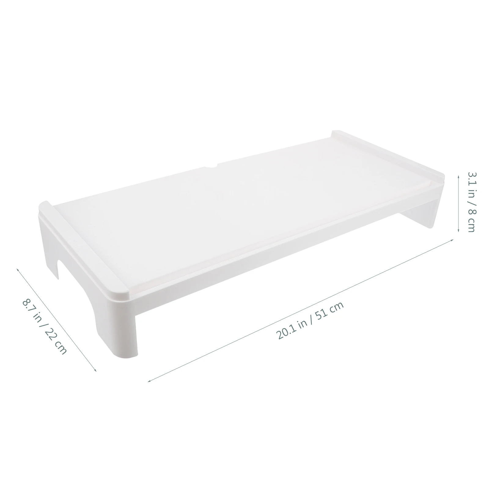 

Monitor Stand Computer Riser Desktop Shelf Single Cell Phone Plastic Stands Office