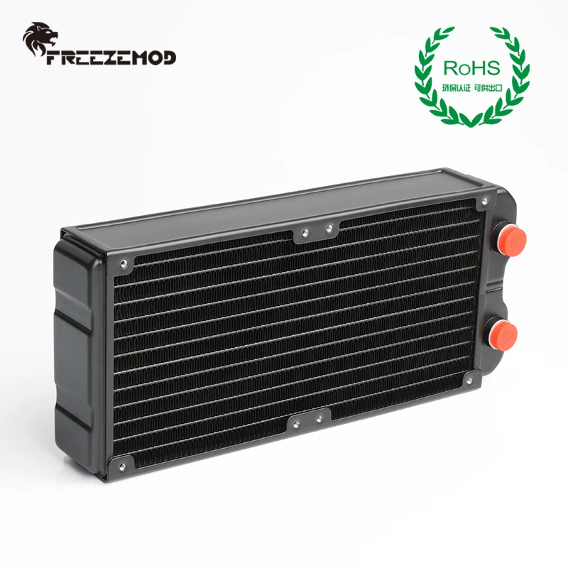 FREEZEMOD 240 PC Radiator Double-layer 45mm Thick Aluminium Water Cooling Cooler Heatsink G1/4''