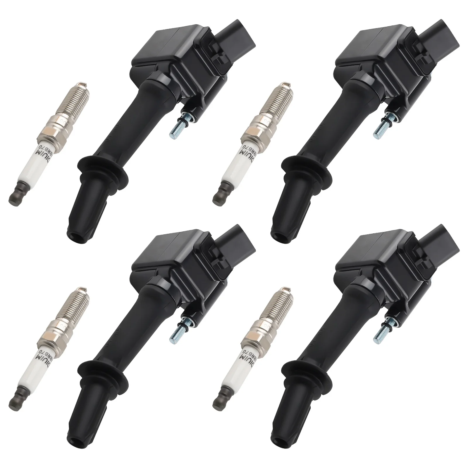 

4X Ignition Coils + 4X Spark Plugs For Buick Encore GMC Terrain Chevrolet UF802