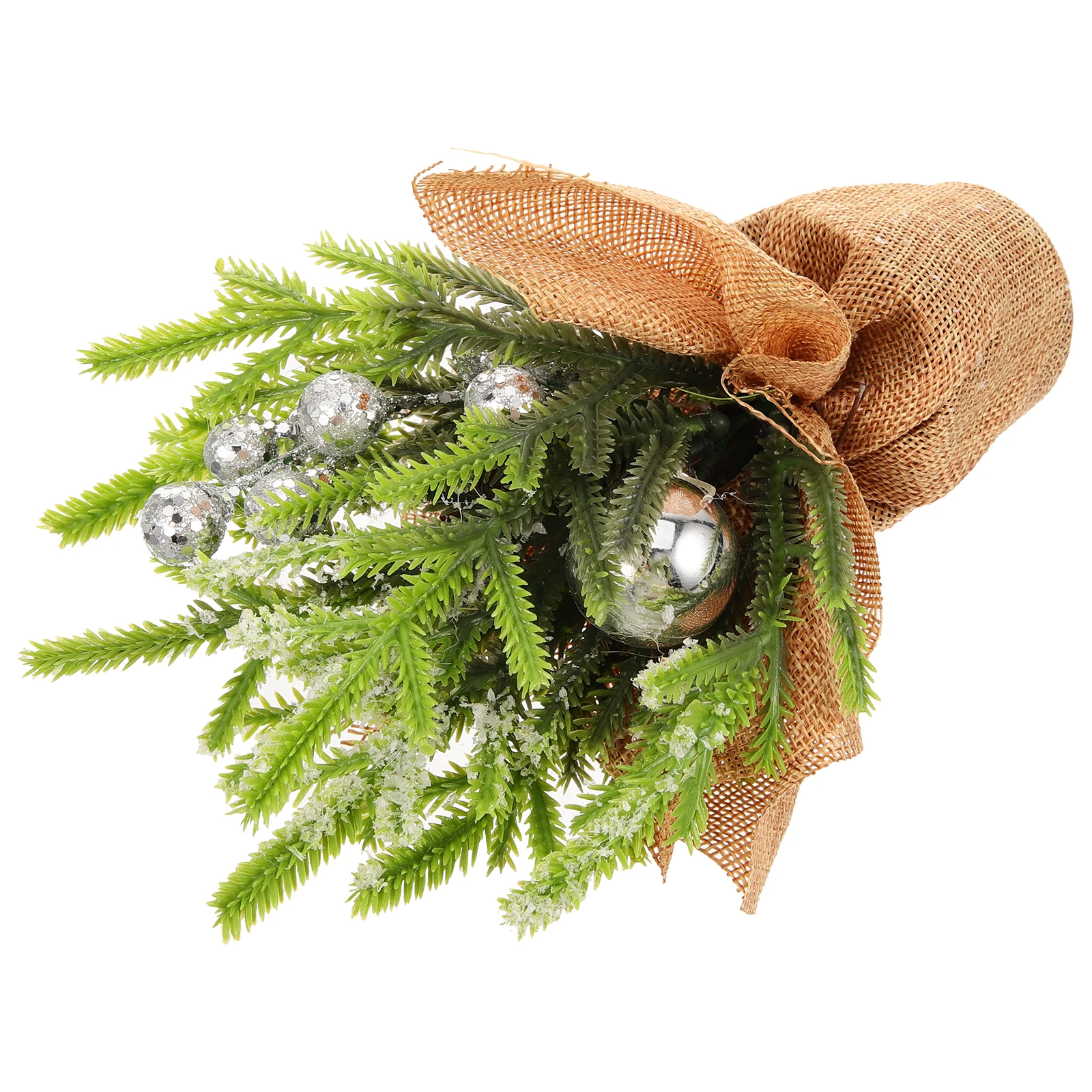 

Burlap Pe Christmas Tree Decor Creative Xmas Tree Adornment Eco-Friendly Home Party Ornament Desktop Decoration For Living Room