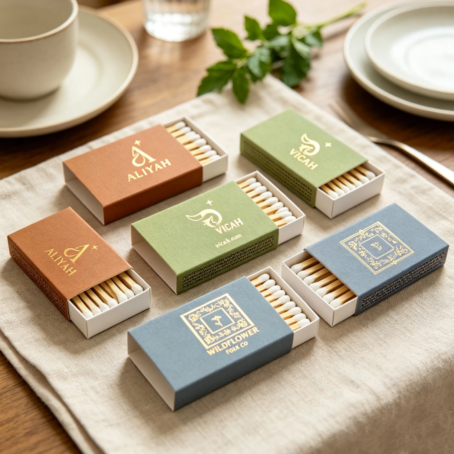 

Custom Wedding Small Matchboxes, Personalized Mini Design, Cute Favours for Wedding & Party