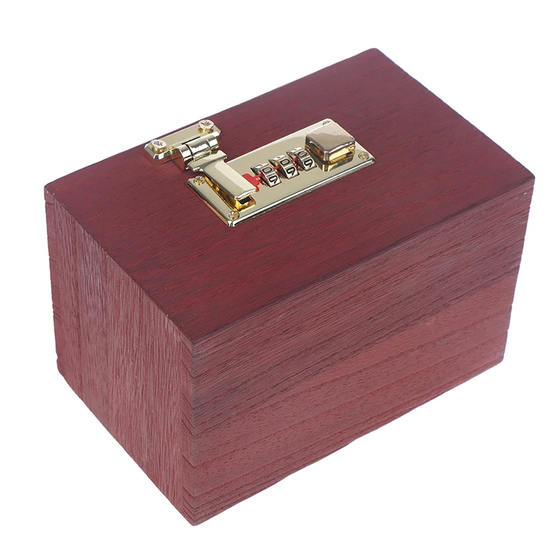 Hucha de madera con candado - caja de ahorros decorativa_voghion.com