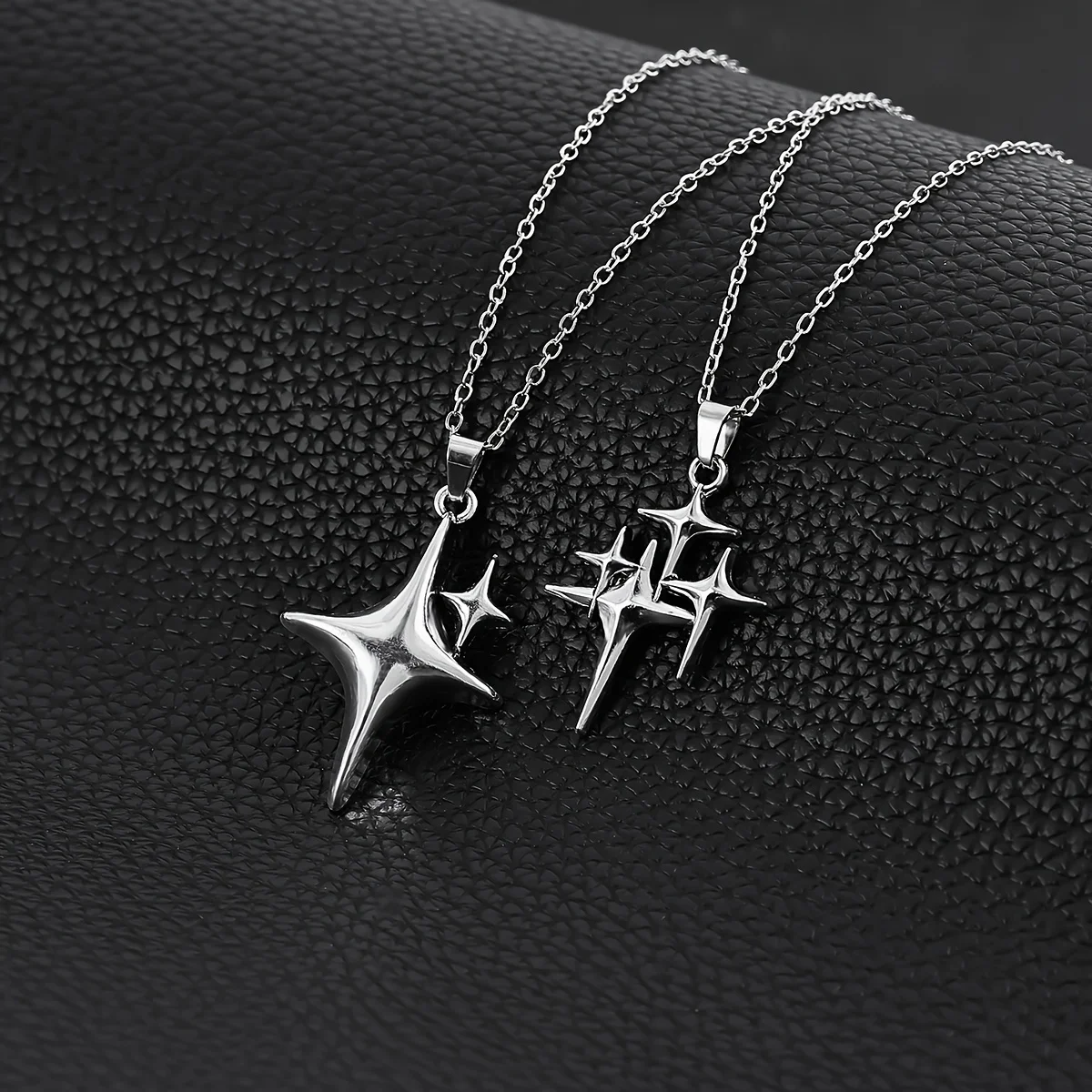 Exquisito collar con colgante de estrella - Joyería minimalista con cadena fina para uso diario y para fiestas, regalos de cumpleaños para ella en el día de San Valentín, accesorios elegantes durante todo el año, accesorios de moda | Diseño de Cadena Exquisito