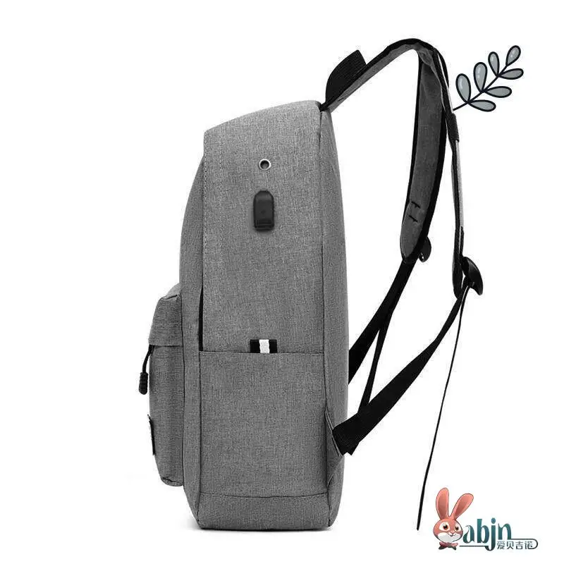 Large Capacity Men's Business Travel Backpack Laptop Bag Fashionable Casual Style for Junior High School Students And College