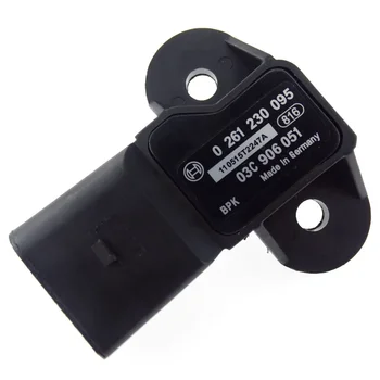 MAP 圧力センサー 03C 906 051 VW Eos ポロジェッタゴルフパサートボラトゥーランアウディ A3 A4 A6 Q5 シュコダシート 03C 906051 0261230095