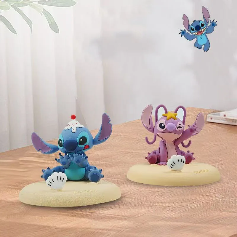

Cute Anime Figure Stitch Mobile Phone Stand Creativity Doll Car Decoration Model Christmas Gifts