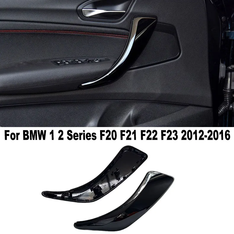 

Gloss Black ABS Replacement Car Interior Door Panel Cover For BMW 1 2 Series F20 F21 F22 F23 2012-2016 Door Pull Handle Trim