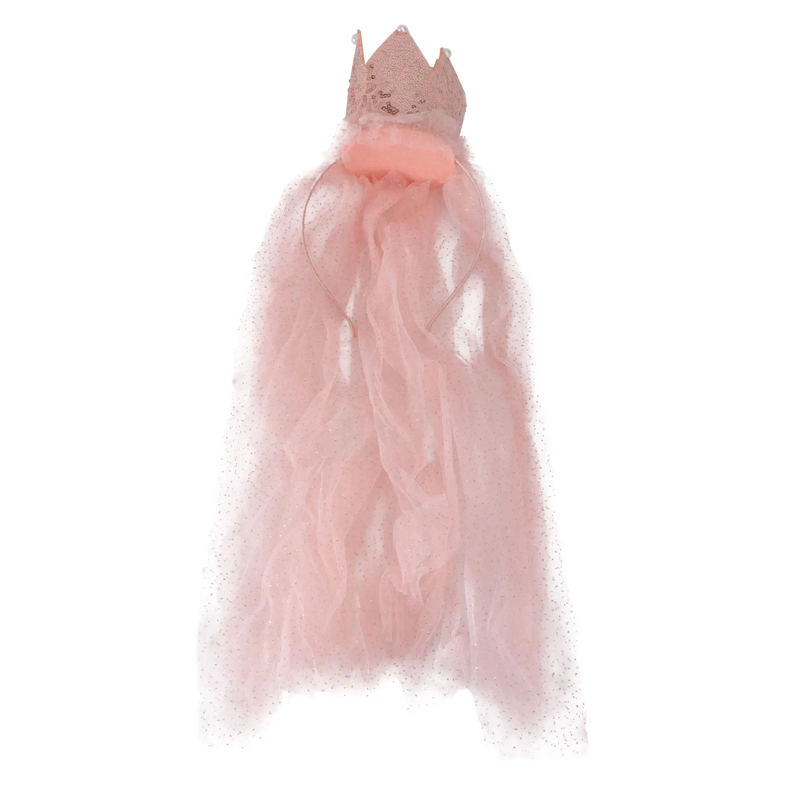 

Детская корона с вуалью, 1 шт., ручная работа, качественные материалы, безопасные и удобные, яркие цвета, для праздников, вечеринок, фотосессий в стиле фей