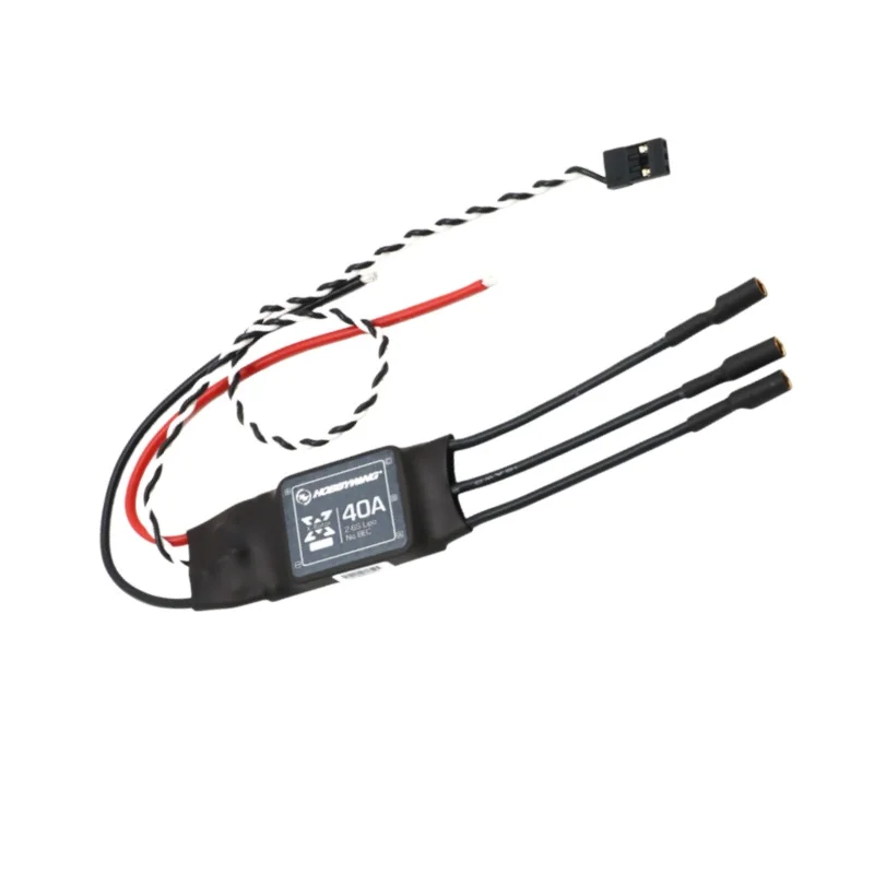 Hobbywing xrotor 40a sem escova esc 2-6s fio longo 40a controlador de velocidade eletrônico para rc fpv avião uav drone quadcopter peças