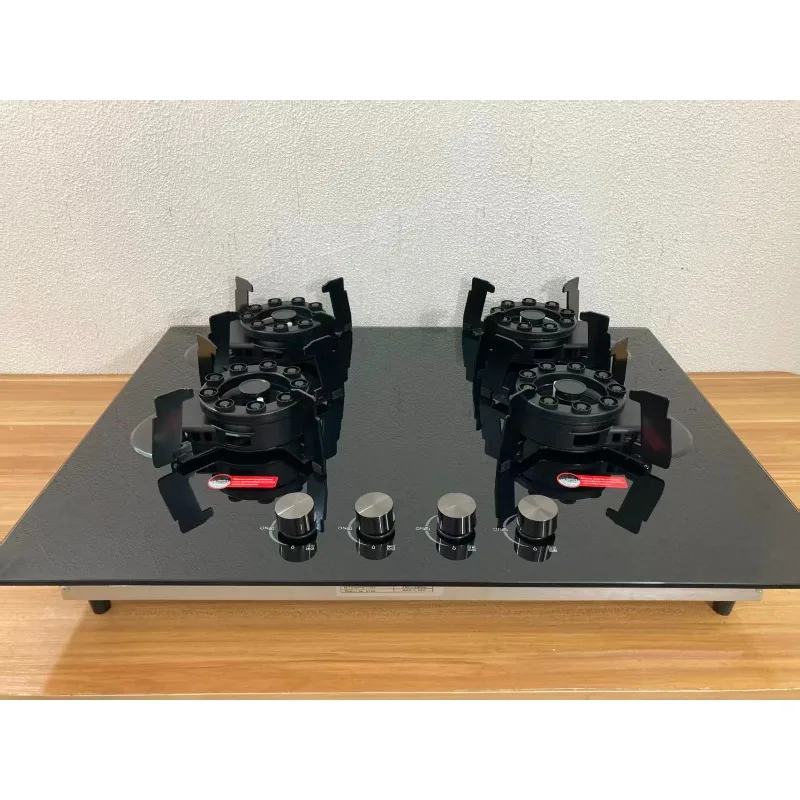 5.2KW Smart Built‑in Gas Hob Tempered Glass Surface Household Gas Cooktop Table Top Gas Stove For Kitchen Cooking Appliance