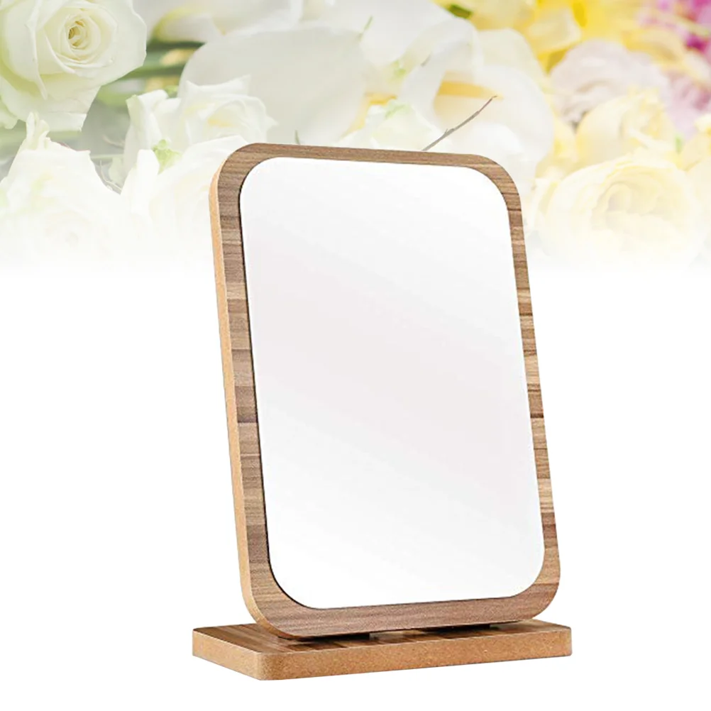 Vanity Makeup Mirror Folding Table White Dressing Large Desktop Wood Foldable Wooden