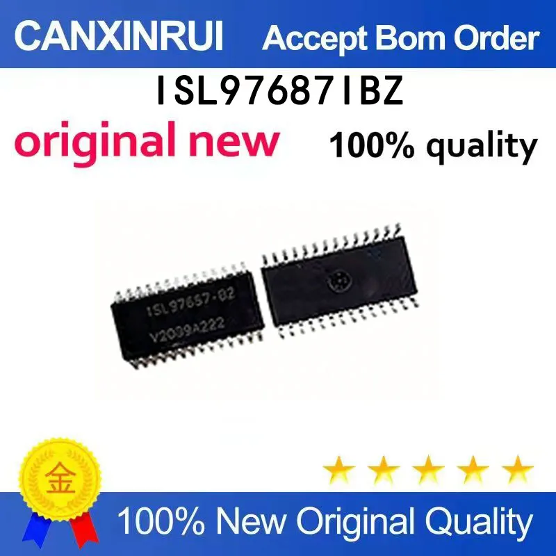

(5pcs-100pcs）Brand new original ISL97687IBZ SOP28 source management chip IC in stock