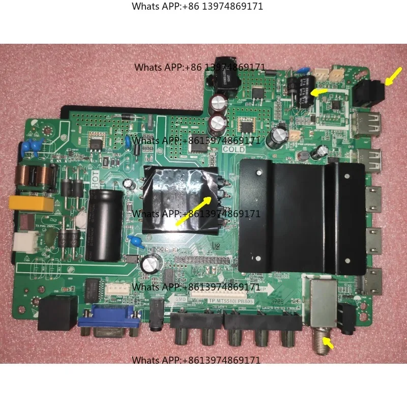 TP.MT5510I.PB805  Three in one TV motherboard sent to remote control   Network WiFi TV motherboard
