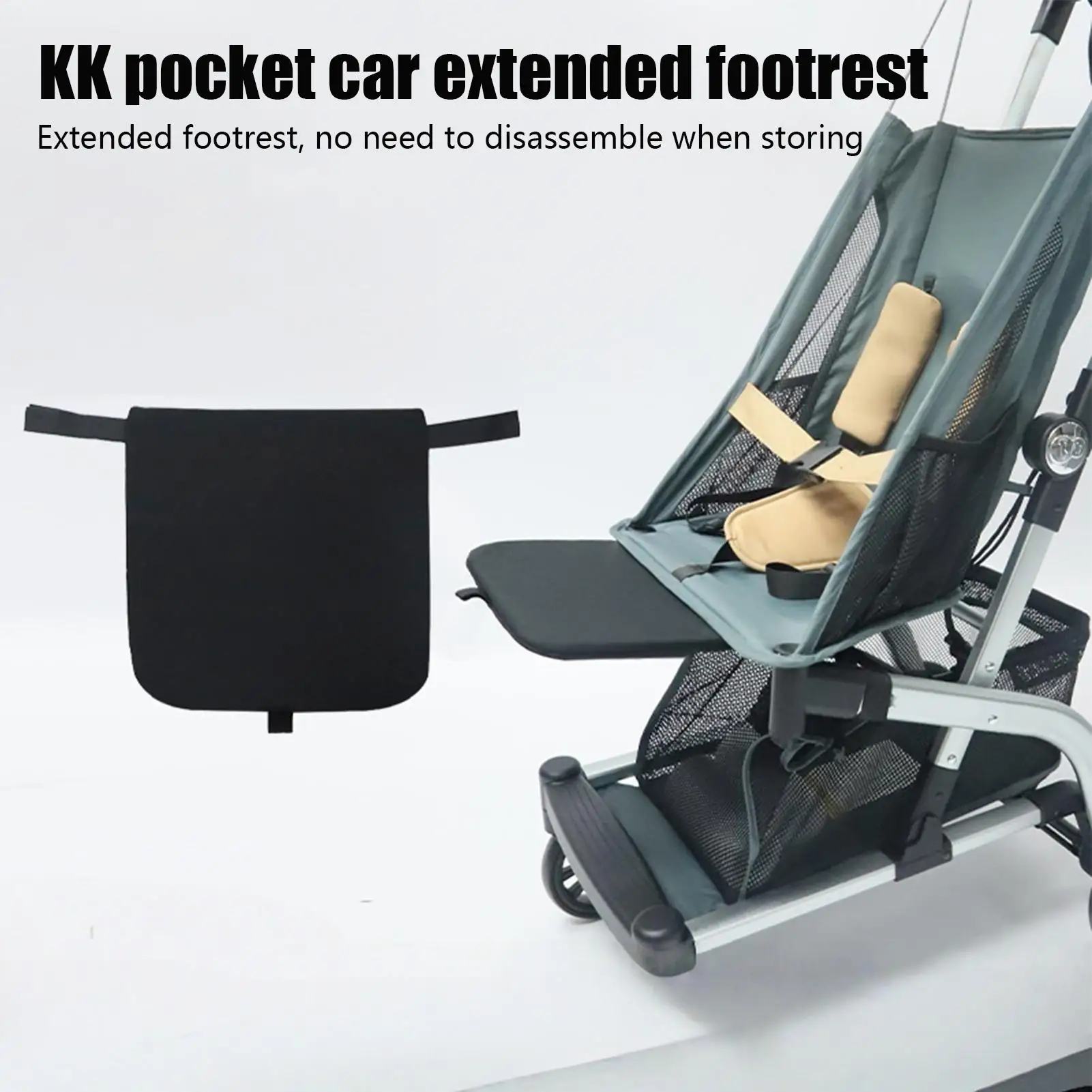 

Baby Stroller Footrest Pushchair Oxford Cloth Leg Rest Board Toddler Seat Extender Feet Extensions Carriage Accessories
