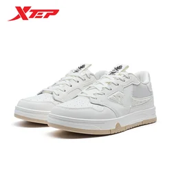 Xtep STEP-1 Skateboarding Shoes For Women 2024 Autumn Street Style Skate Shoes Durability  Comfortable Sneakers 976318310040