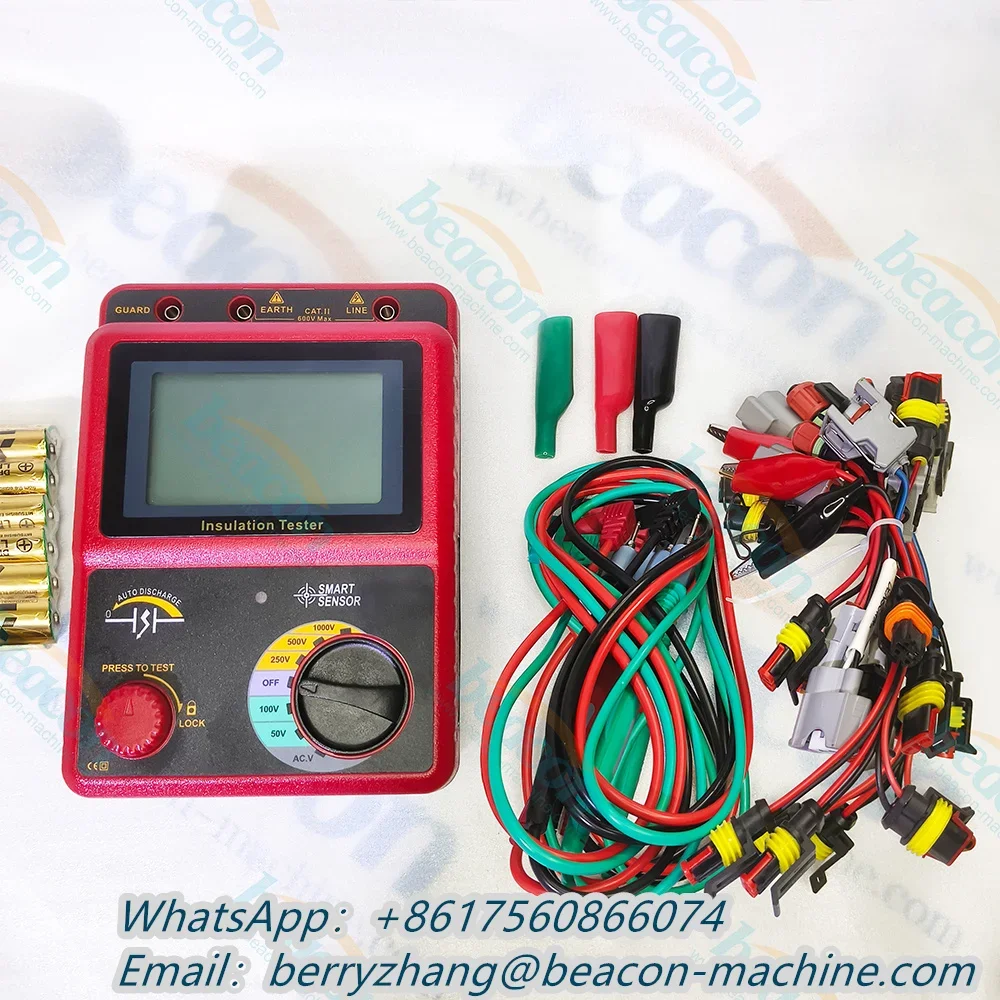 جهاز اختبار مقاومة العزل الرقمي عالي الجهد حاقن قضيبي مشترك طاولة عزل صمام الملف اللولبي