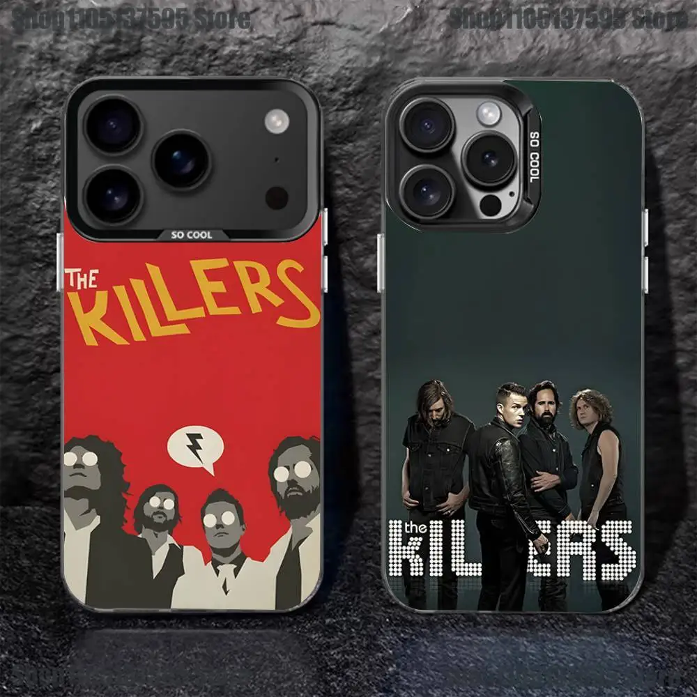 

Band The K-Killers Phone Case For iPhone 17,16,15,14,13,12,11,Pro,XS,Max,Plus,Mini,SE4,E Black Matte Shockproof Cover