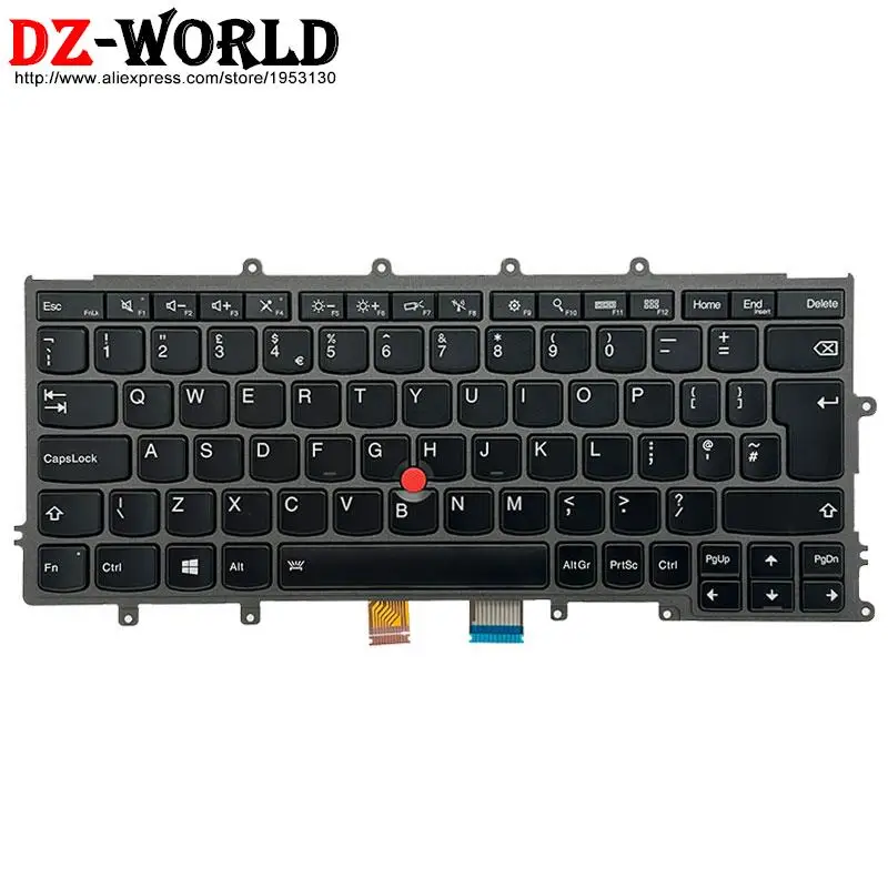 UK English Backlit Keyboard for Lenovo Thinkpad X240 X240S X250 X260 X270 A275 X230S Laptop 04X0206 01AV529 01AV569 04X0244