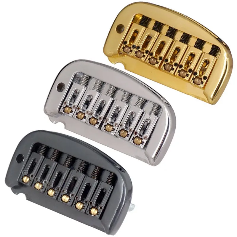 Für E-Gitarren-Zubehörteile Chorme Black Gold Wählen Sie ein Set 6-saitiges Tremolo-Brückensystem – Detail 1