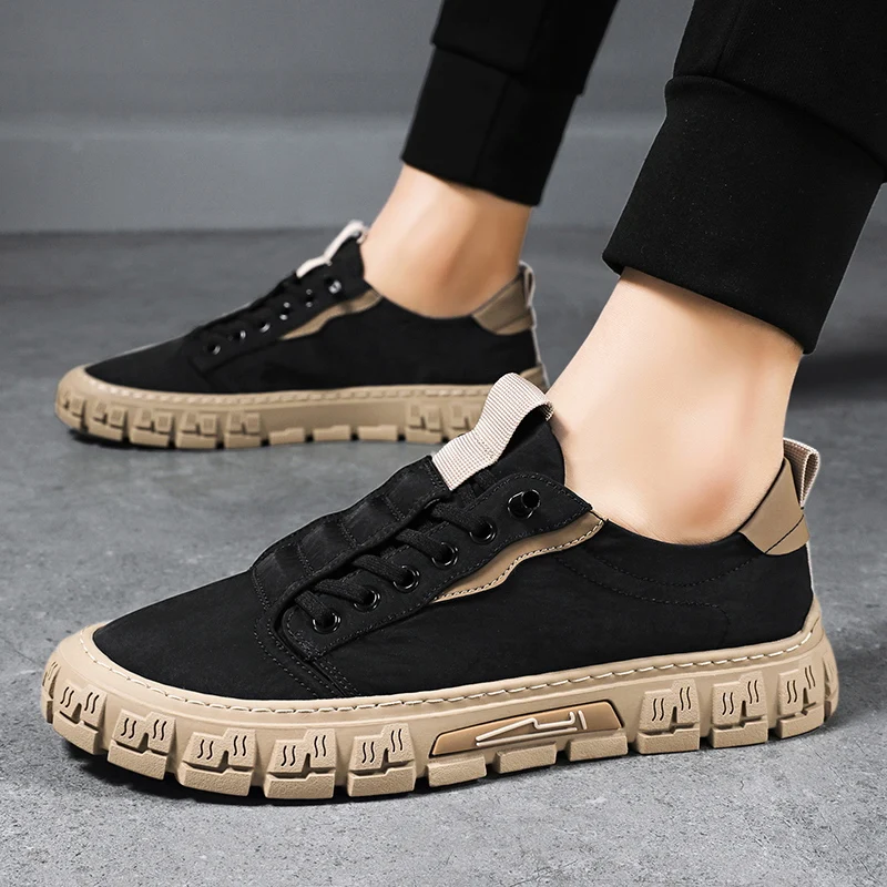 Men Sneakers Outdoor Canvas Shoes Walking Shoes Men Comfortable Male Footwear Tenis Hombres Men Sneakers Platform Vulcanized