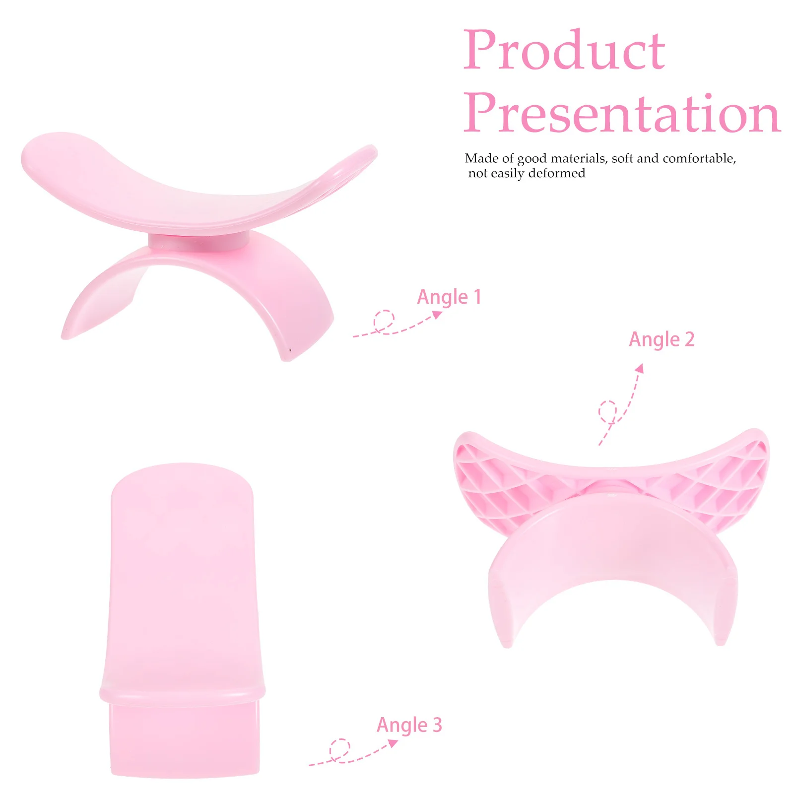 Descanso de braço para unhas em forma de u, almofada para manicure, descanso de mão profissional para arte em unhas, tratamento de cuidados com os pés, design leve e portátil