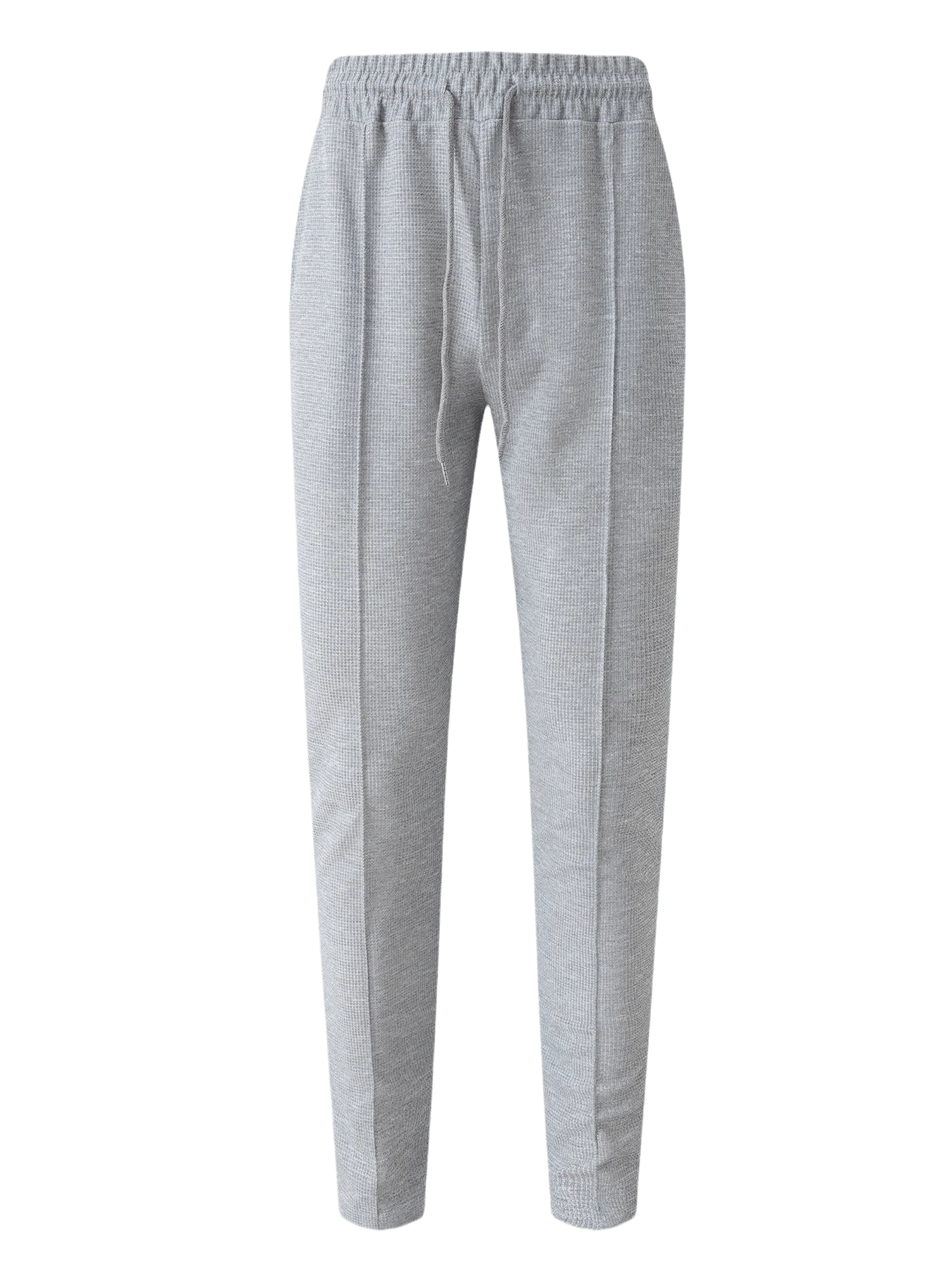 

Mens Casual Waffle Knit Pants With Drawstring Waist