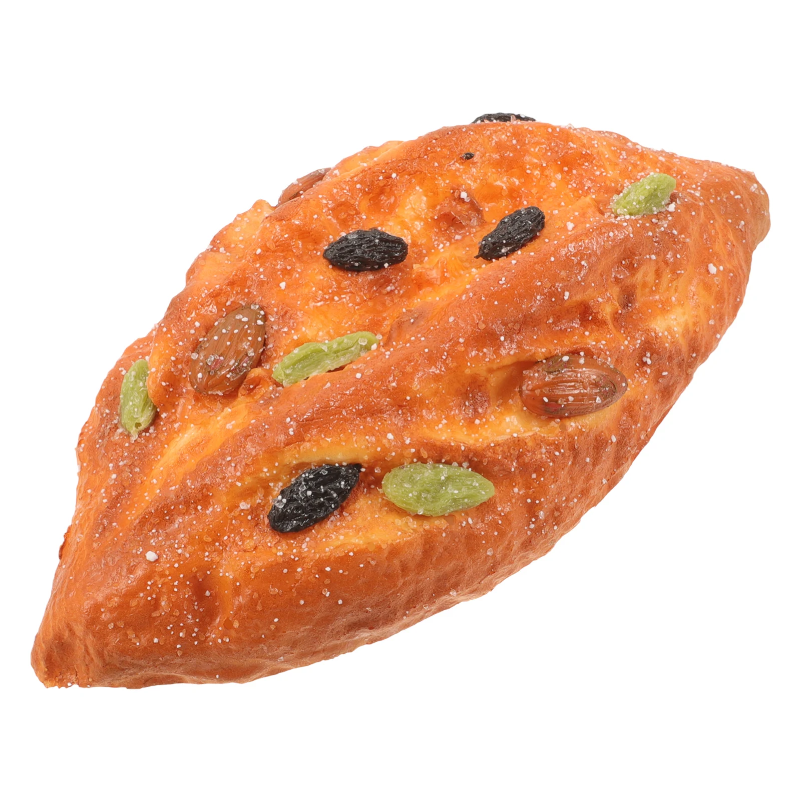 ขนมปังจําลอง PU วัสดุไม่มีกลิ่นภาพเบเกอรี่จอแสดงผลตกแต่งขนมประดิษฐ์สมจริงตาราง