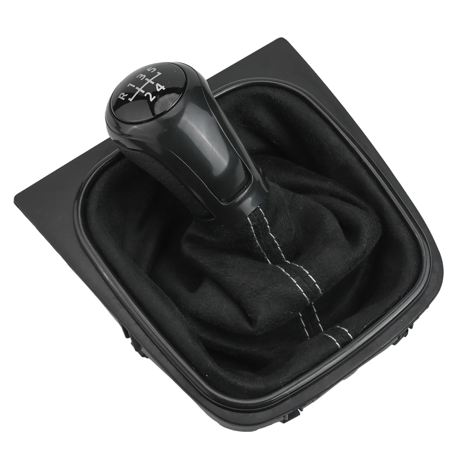 

Driver Control Enhancement BLACK Manual Transmission Leather Boot Easy Installation Enhanced Grip Premium Material