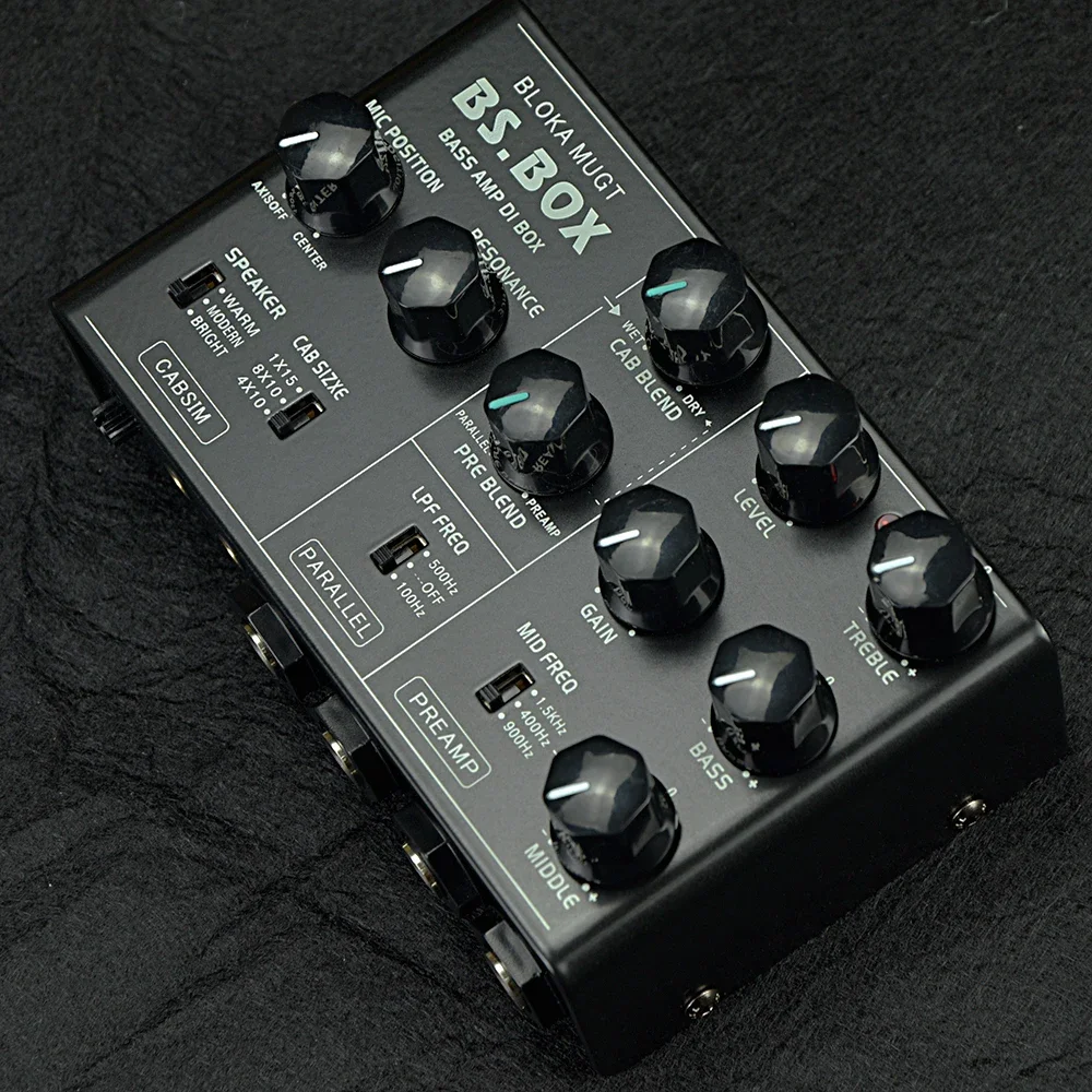 Leeky BS.BOX Bass Simplifier Bass Station,Preamp / Cab simulator