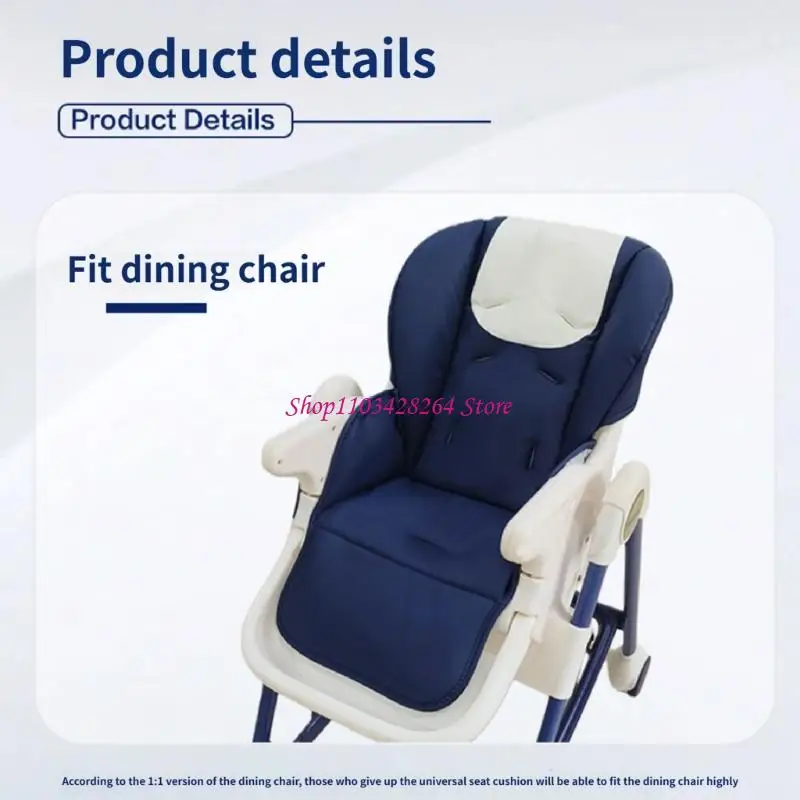 

Comfortable Infant High Chair Pad PU Cover Portable Design for Security