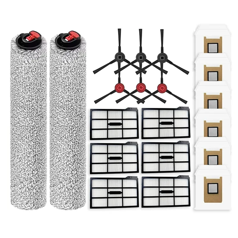 

A66Z For Eufy Omni E28/E25 Robot Vacuum Replacement Kit-Complete Set Side Brush, Roller, Mop, Dust Bags& Extra Accessories