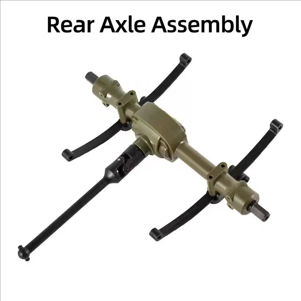 JJRC C8815 RC Auto Onderdelen Accessoires Gun Soldier Trailer Lier Luifel Schokdempers CVD voor C8815 RC Auto Originele Upgrade Deel