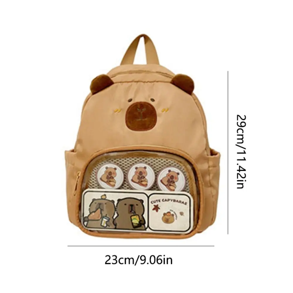 Bolso de gran capacidad para estudiantes, bolsa de dibujos animados, Anime creativo, Expo Ita, Kawaii, moda, bolsillo transparente, Itabag, Unisex