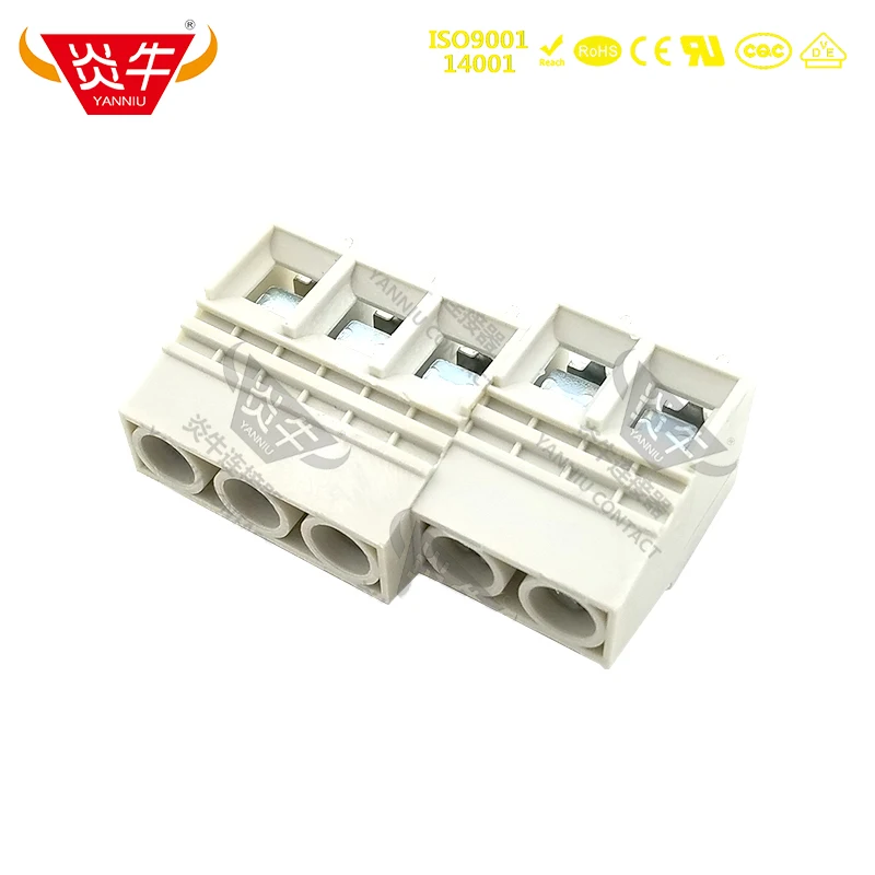 

50Pcs KFA1016 /KFB1016 10.16 2P 3P 600V 57A HIGH EFFICIENCY PCB UNIVERSAL SCREW TERMINAL BLOCKS 2PIN 3PIN CAN BE STITCHED KEFA