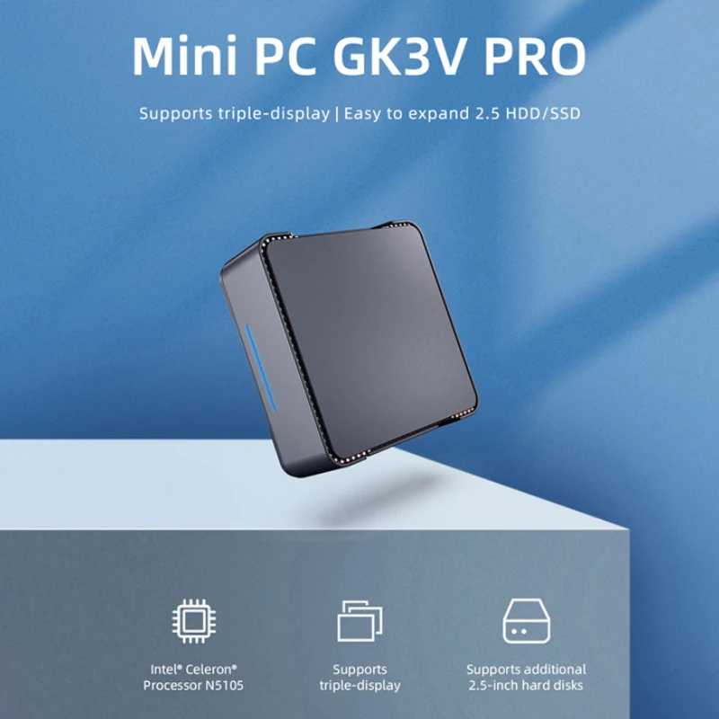 Мини-компьютер FUNXUN Window11Mini для дома и офиса, компьютер 256g/512G/1TB SS, большой объем для хранения, Intel N5105