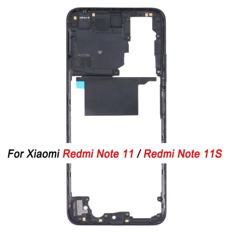 Middle Frame Bezel Plate For Xiaomi Redmi Note 11  11S, 2201117TG 2201117TI 2201117TY 2201117SG