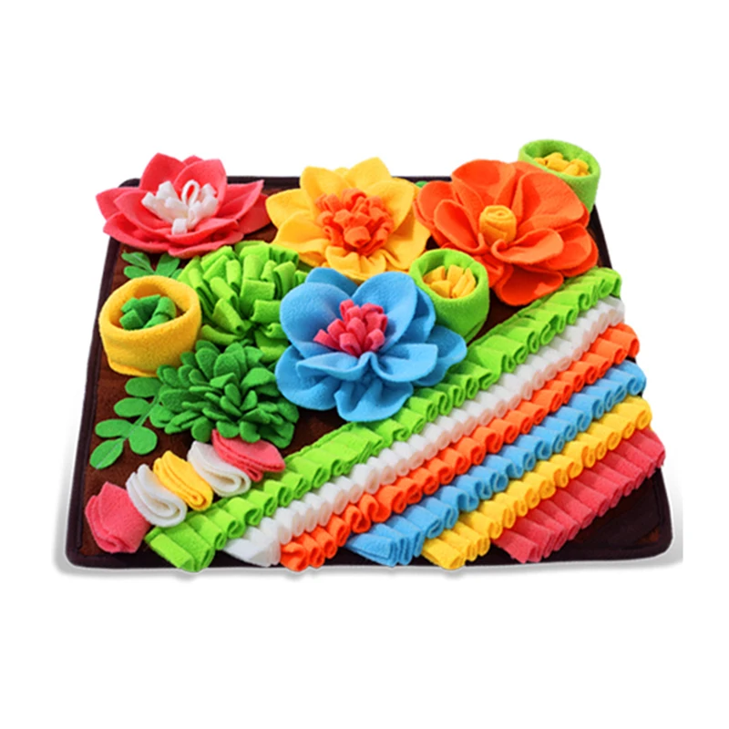 Pet Sniffing Pad Dog And Cat Cring Toys Indoor Play Eating Mat Łagodzi stres i uwalnianie energii Treasure Hunting Slow Food