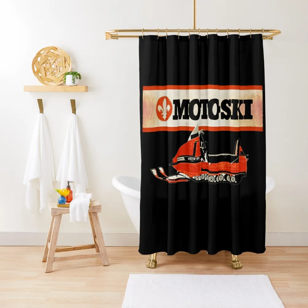 

Moto Ski Snowmobile Show Mats Shower Curtain Cute Shower Shower For Bathroom Curtain