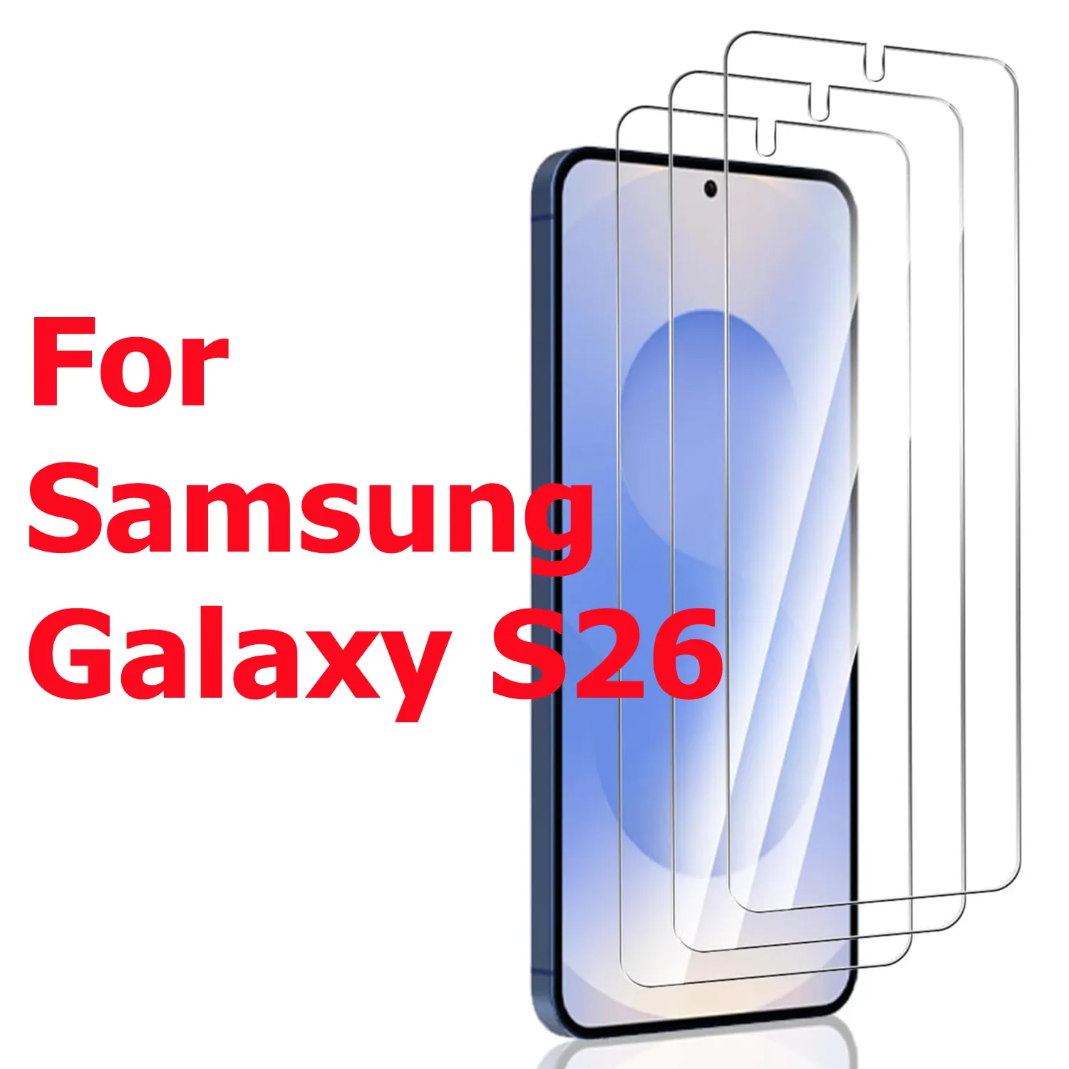 

Screen protector For Samsung Galaxy S26 Tempered Glass 9H Transparent Clear Anti Scratch