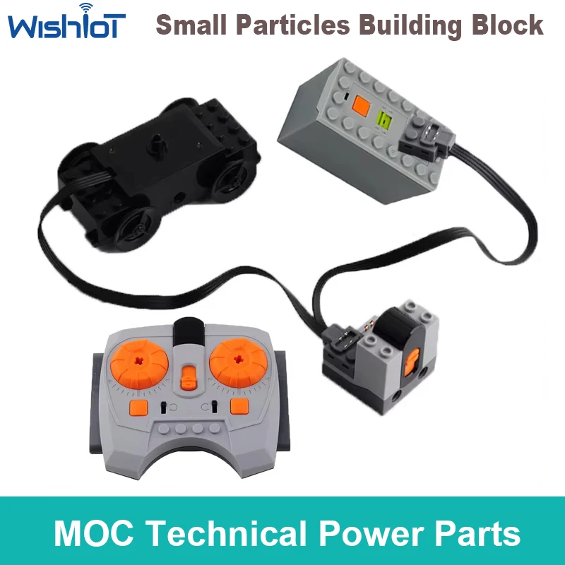 

Технические детали MOC, сервопривод, трек, мотор, батарейный отсек, ИК-скоростной приемник дистанционного управления, строительные блоки, игрушка для Legoeds