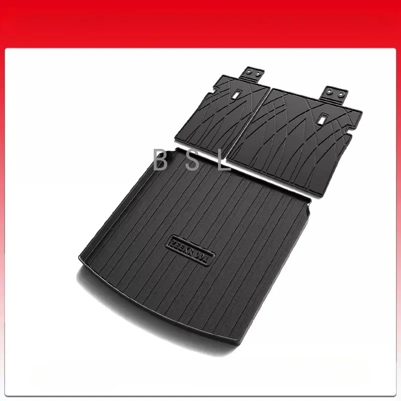 

Fit For Zeekr 001 2021 2022 2023 2024 Car Rear Trunk Mats TPE Boot Carpet Back Seat Mat Waterprooof Pad Mud Auto Accessories