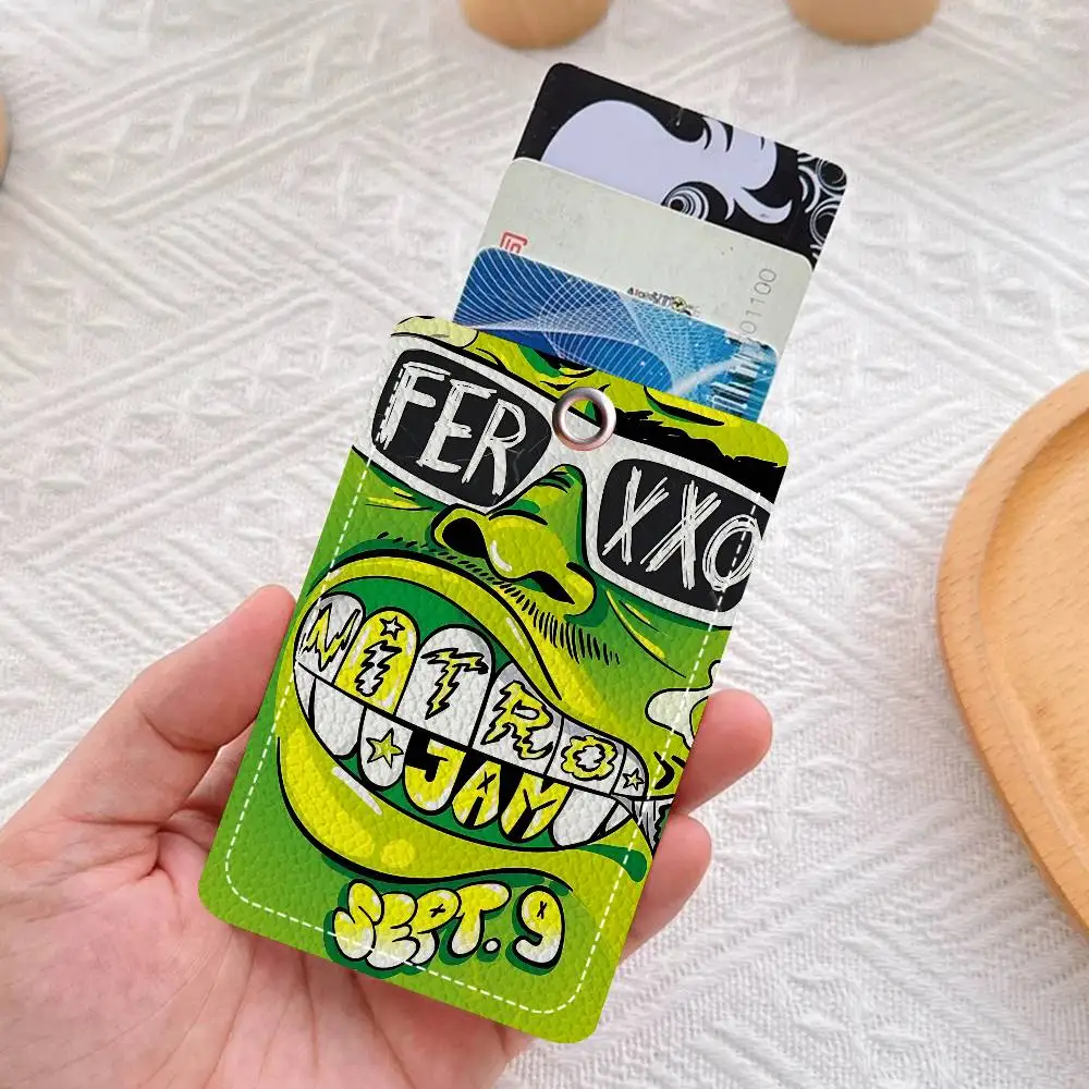 Ferxxo Feid 1 قطعة INS حامل بطاقة الحرم الجامعي للطلاب الكرتونية الإبداعية لبطاقة الوجبات، بطاقة الحافلة، بطاقة العمل، إلخ #5