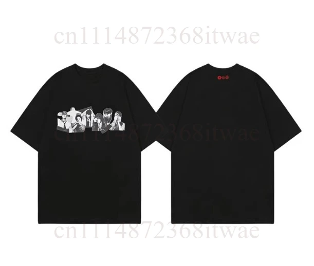 5th ARIRANG Oversized Figure Portrait Print T‑Shirt Loose Fit Short Sleeve Vintage Washed Streetwear Casual Big Size Tee