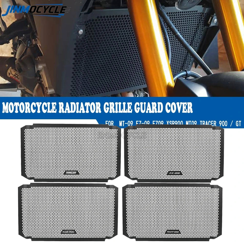 

For YAMAHA MT-09 / FZ-09 2015-2020 XSR900 / Tracer 900GT /ABS Motorcycle Radiator Grille Guard Cover Water tank Protection Net