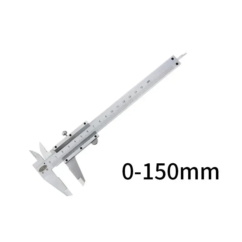 Stainless Steel Vernier Caliper 0-150mm Locking Screw Vernier Caliper Stainless Steel by BeBosLook