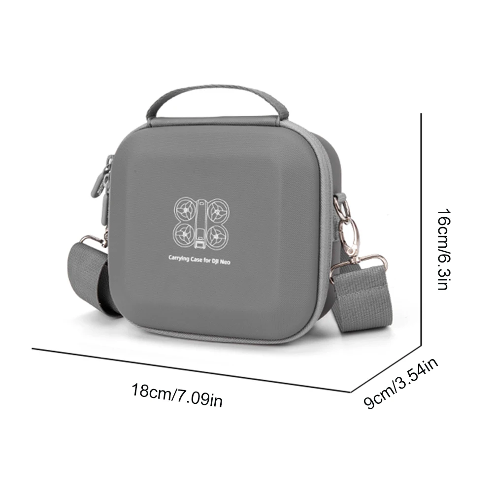 EVA Portable Storage Bag Shockproof Protective Travel Case Waterproof Drop-resistant for DJI NEO Drone Controller Accessories