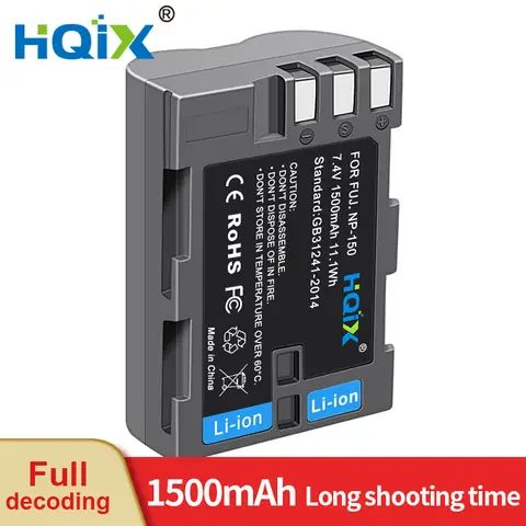 HQIX per batteria caricabatterie NP-150 per fotocamera Fujifilm S5 PRO