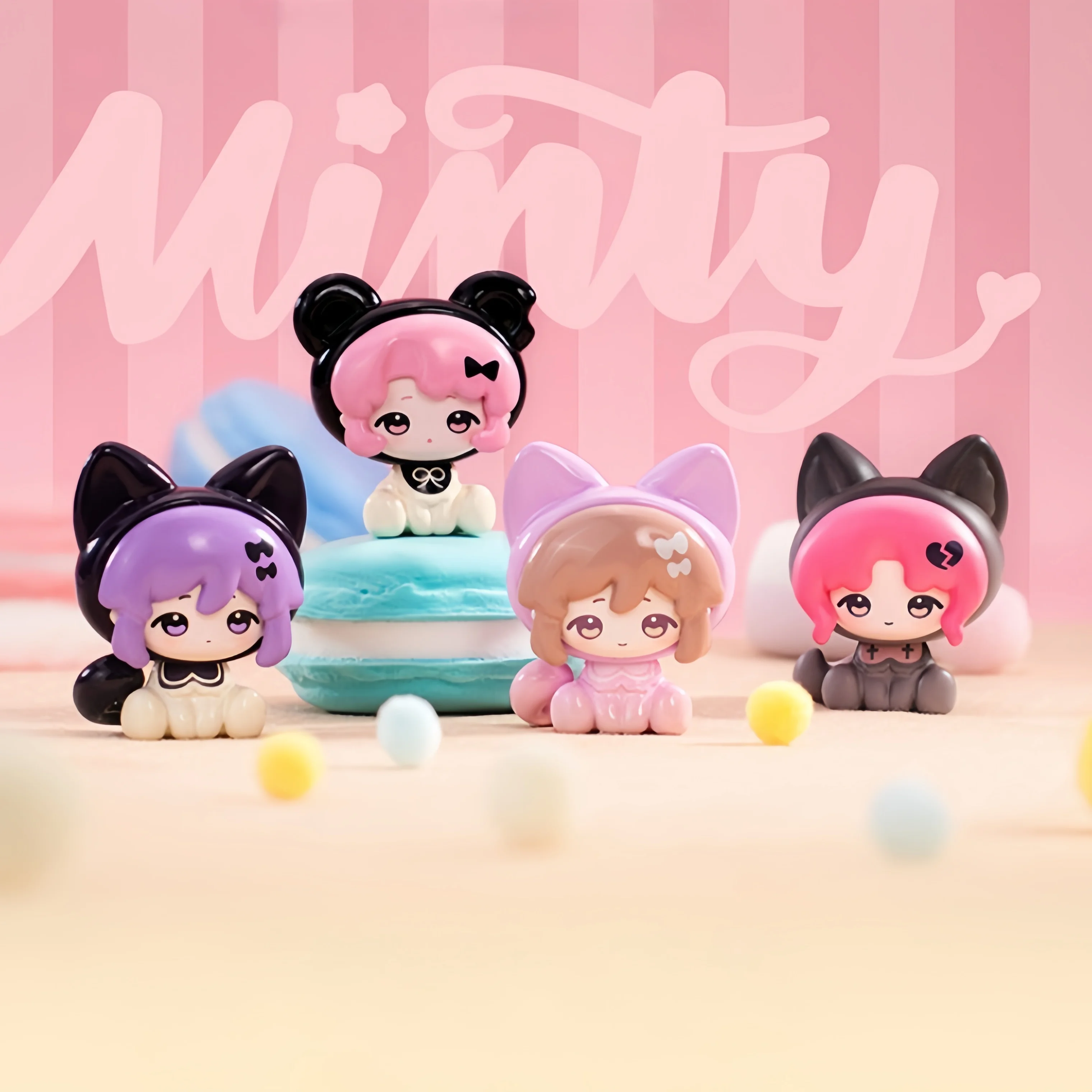 

Misweet Rice Grain Adventure Series Cute Mini Blind Bag Collectible Figur Kawaii Desk Room Decor Birthday Gift Toy